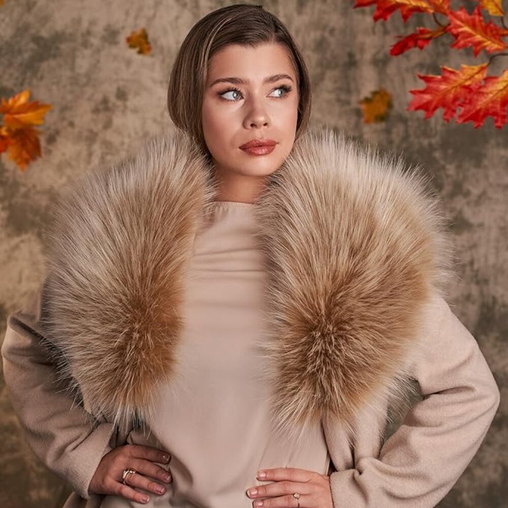 Faux Fur Classic Collar - Picture 3 of 4